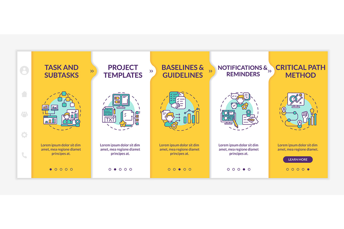 Mobile work tool structure app pages, a Templates & Theme by IMG Visuals
