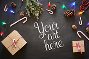 Candy Cane Lane Mockup Photo Bundle, a Print Template by Kudzu Camera (Thumbnail 4 of 5)