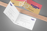 Greeting Card Mockup, a Books & Magazine Mockup by GearShift (Thumbnail 2 of 6)