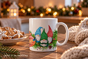 Watercolor Christmas Wreath Creator, a Seasonal Illustration by Where summer is (Thumbnail 10 of 13)