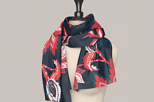 Scarf Mockup, a Hat Mockup by graphicsauce