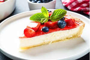 Tart with fresh berries and cream, a Food & Drink Photo by Nadia-nb