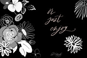 Flowers & Leaves Procreate Stamps, a Brush Add-On by BohoCalligraphy (Thumbnail 4 of 9)