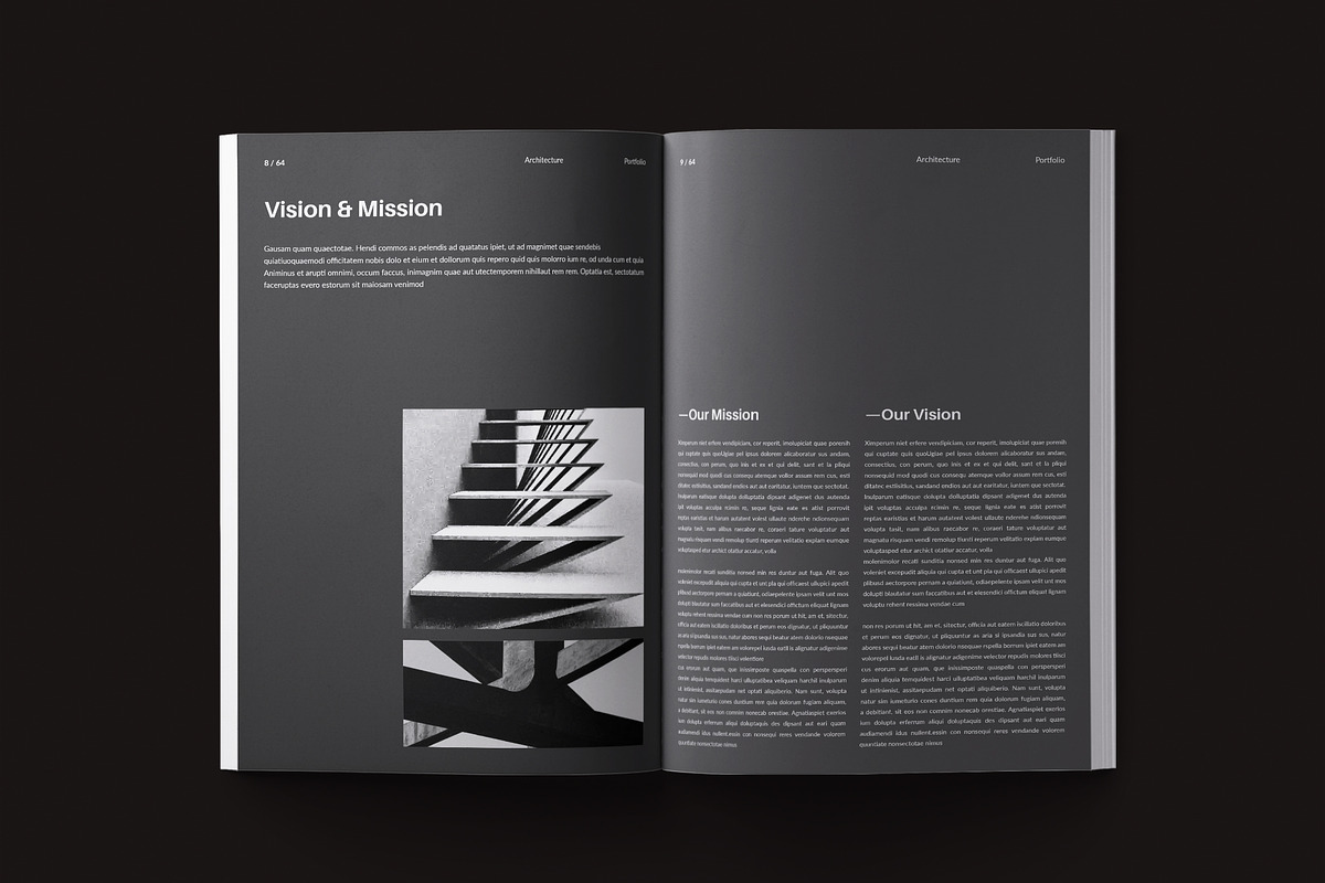Architecture Portfolio Brochure, a Brochure Template by TemplateFolio-Shop (Photo 6 of 29)