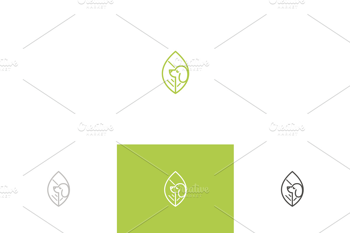 Dog Leaf - Extended License, a Branding & Logo Template by Laurentiu Cotet (Photo 1 of 2)
