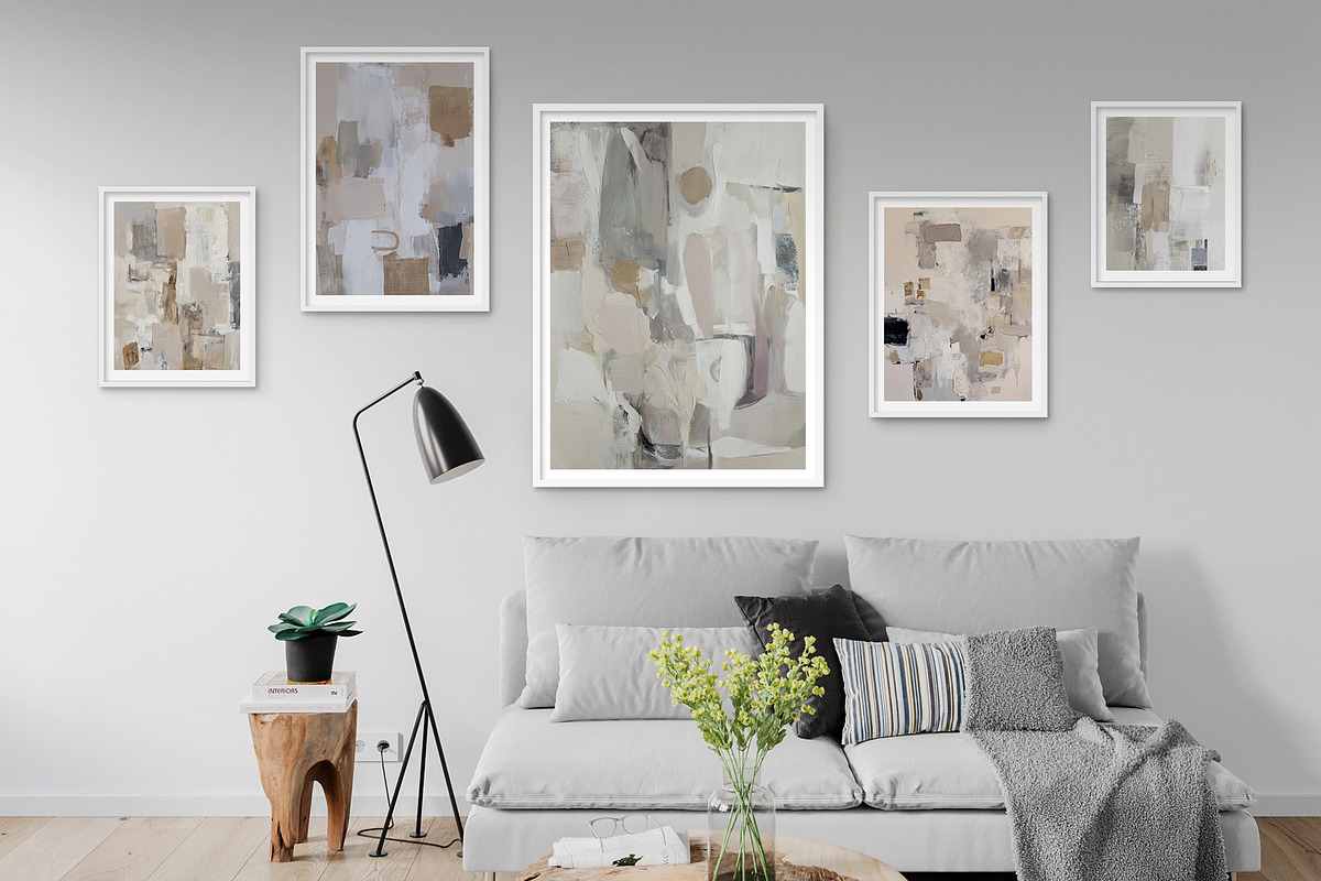 Neutral Modern Abstract Illustration, a Decorative Illustration by Housui Patterns (Photo 8 of 9)