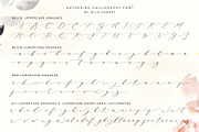 Gathering Calligraphy Wedding Script, a Script Font by Mila Garret (Thumbnail 14 of 17)