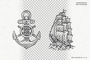 Sailor and Nautical Bundle, an Illustration by Goularte Design (Thumbnail 3 of 9)
