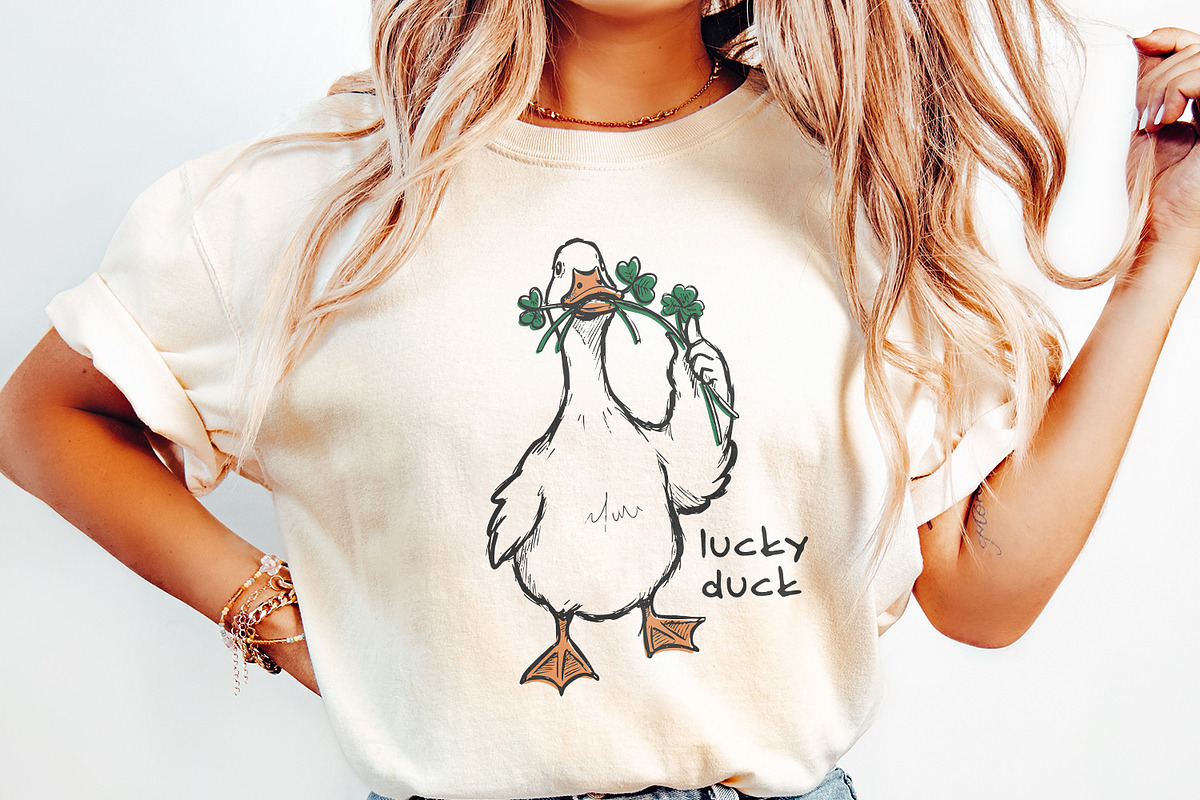 Lucky Duck PNG Sublimation, St, an Illustration by SharpMarketplace (Photo 2 of 9)