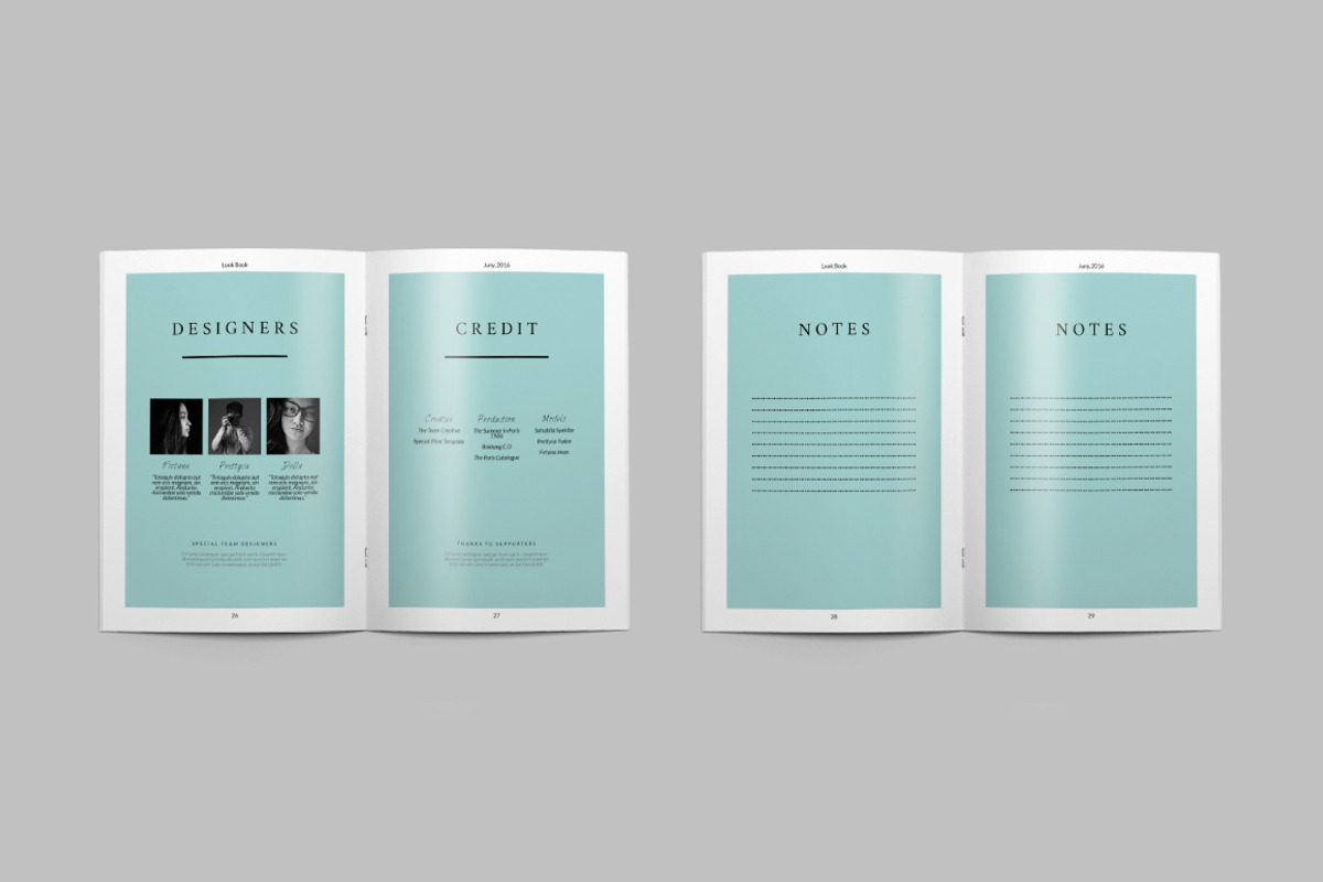Fashion Lookbook, a Brochure Template by Firtana (Photo 8 of 11)