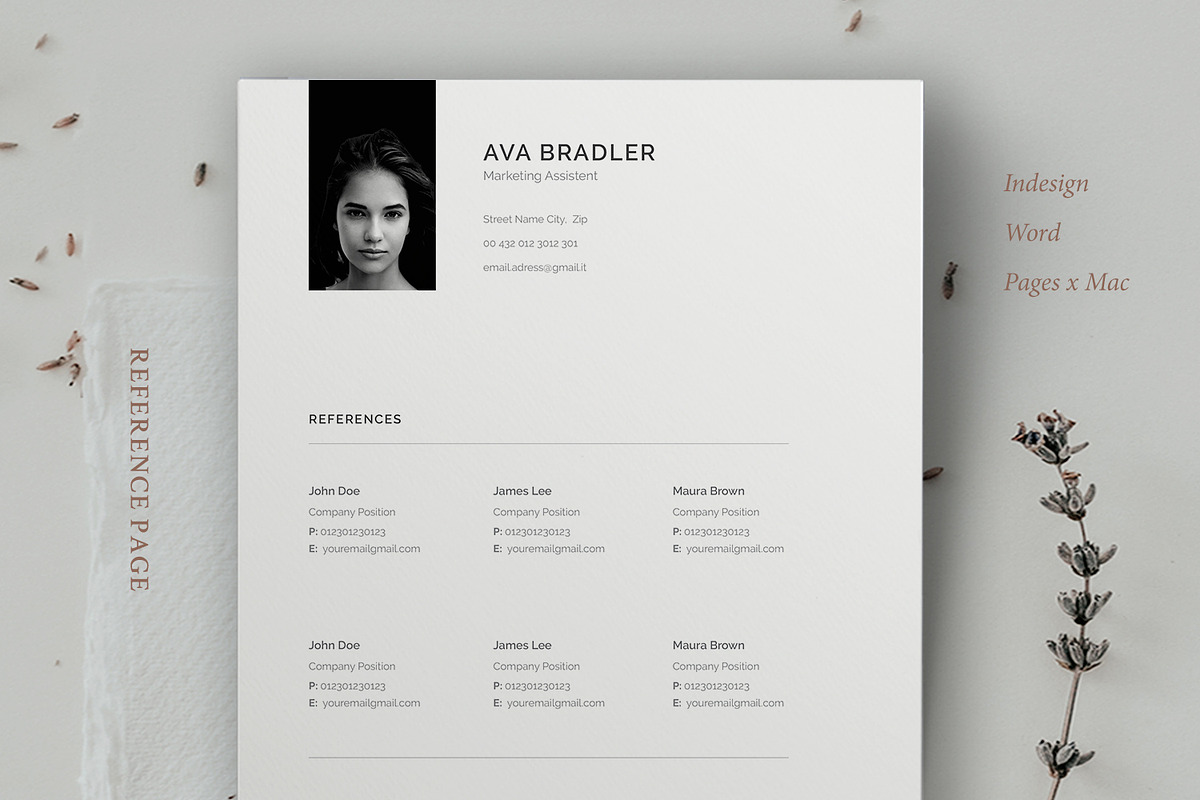 Resume / Cv / Ava, a Resume Template by Astut (Photo 5 of 6)