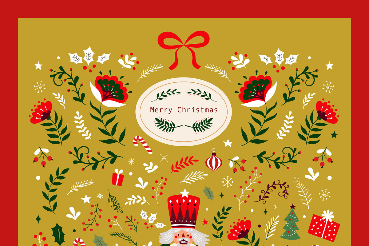 Merry Christmas, a Seasonal Illustration by MoleskoStudio (Photo 4 of 17)