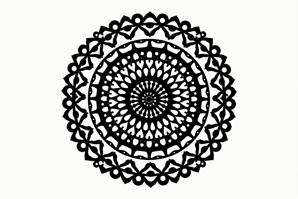 Boho Floral Mandala Vector Pack, an Illustration by Artivon (Photo 8 of 21)