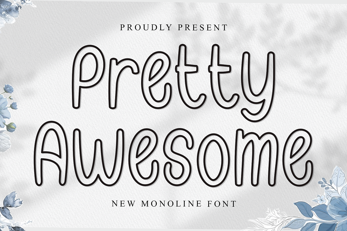 Pretty Awesome, a Sans Serif Font by InermediaSTUDIO (Photo 1 of 8)