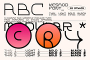 Kesmod Font - 12 styles, a Sans Serif Font by softulka (Thumbnail 1 of 7)