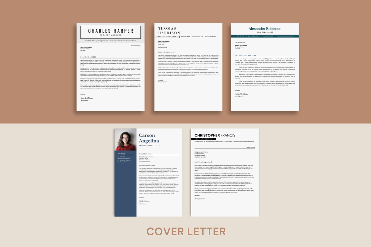 Resume Template Bundle Google Docs, a Resume Template by bonadigitals (Photo 8 of 14)