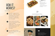 Catering Services Website Template, a Landing Page Template by Kromatic Design Studio (Thumbnail 8 of 10)
