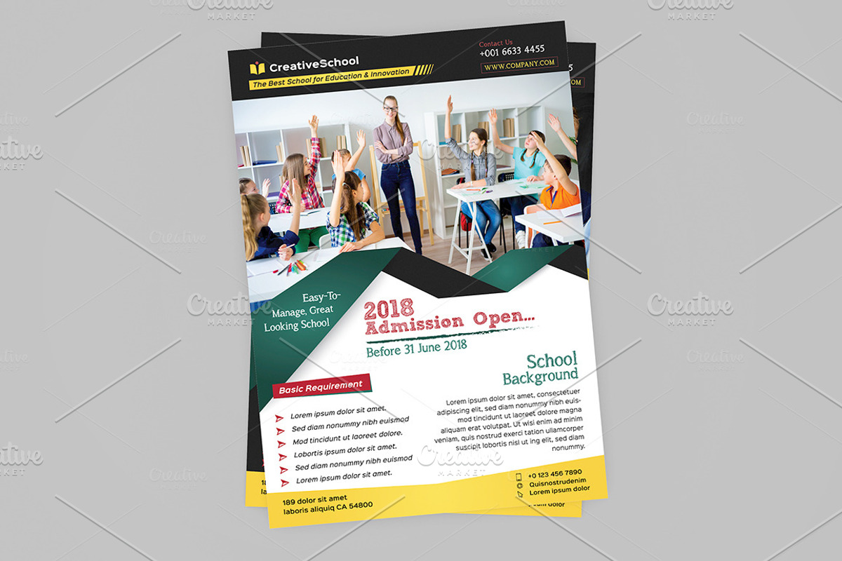 Education Flyer Design, a Flyer Template by ideaz_sabbir (Photo 3 of 6)