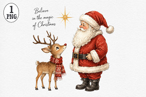 Retro Believe In The Magic Png, a Seasonal Illustration by Craft Nest