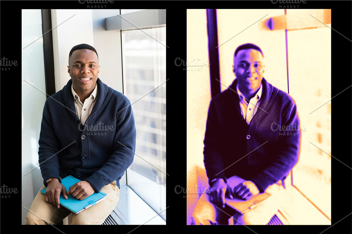Grainy Gradient Heatmap Photo Effect, a Layer Style Add-On by alexdndz (Photo 3 of 3)