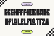 Coffee Shop - Extrude Food Logo Font, a Sans Serif Font by Nirmana Visual (Thumbnail 7 of 14)