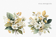 Elegant Neutral Wildflower Bouquet, a Decorative Illustration by ThaismotaCreativeCo (Thumbnail 8 of 11)