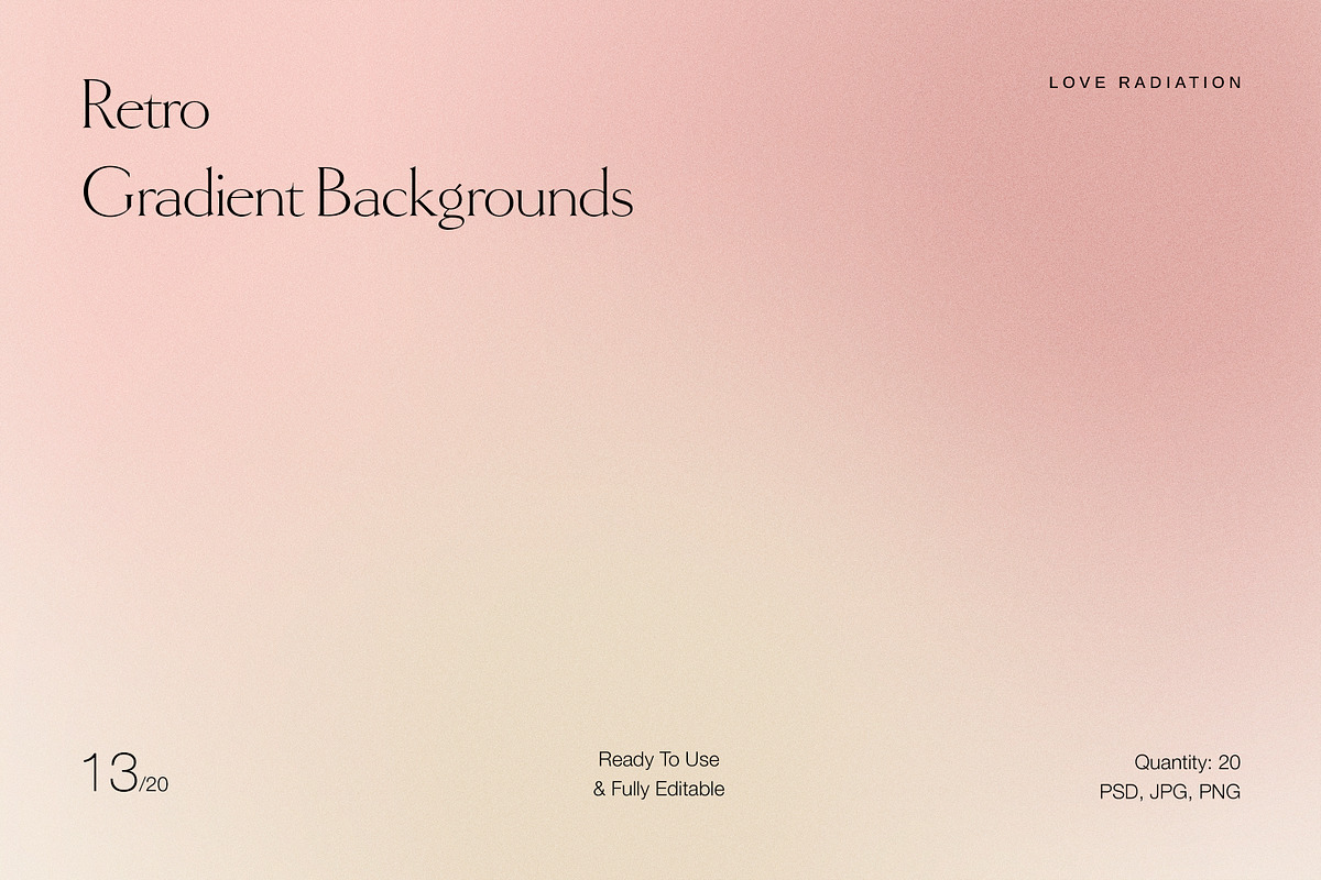 Retro Vintage Gradient Backgrounds, an Object Graphic by Love Radiation ...