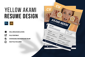 Yellow Akami CV & Resume