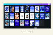 FROSTY STUDIO Canva Template, a Social Media Template by BYOTstudios (Thumbnail 4 of 12)