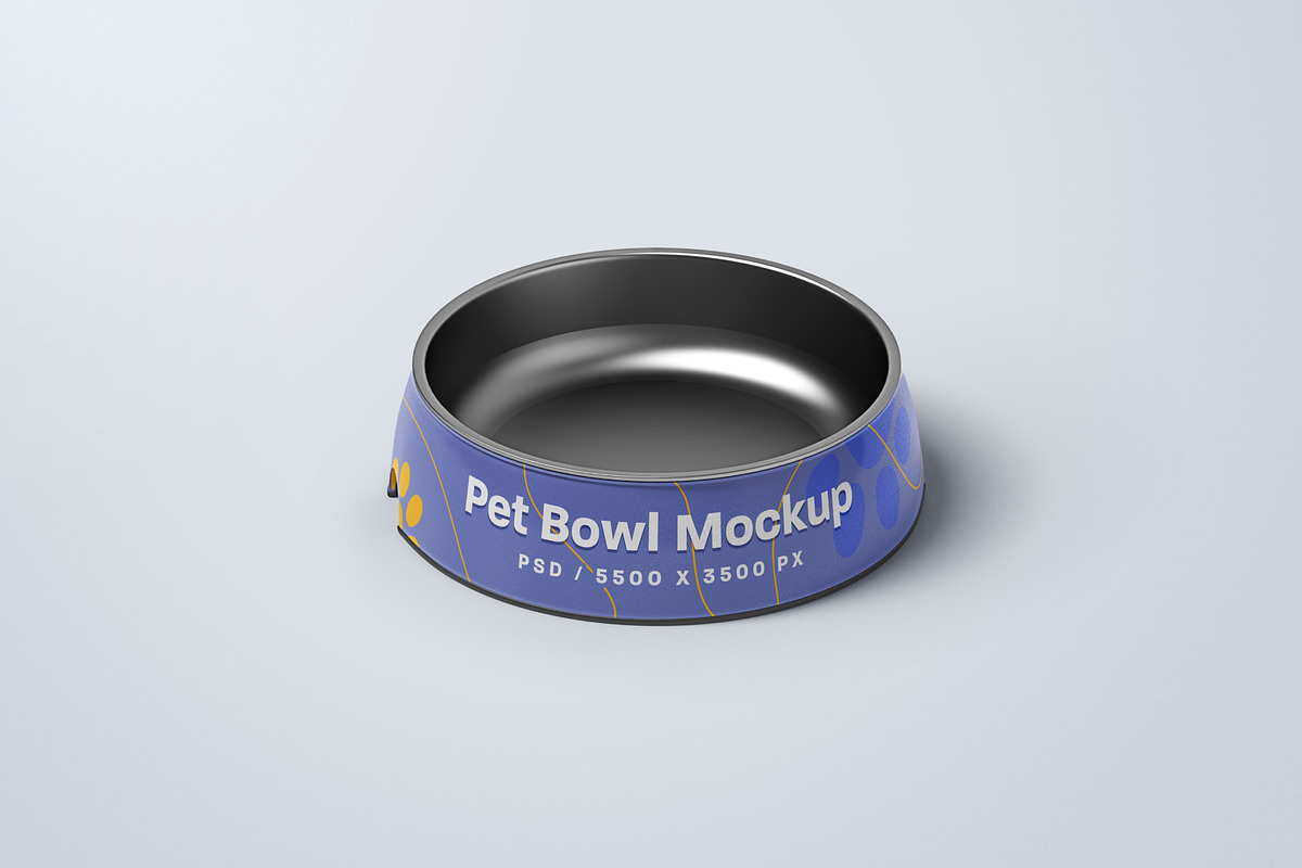 Pet Bowl Mockup Set, a Cups & Container Mockup by mockupatelier (Photo 8 of 10)
