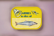 Sardine Watercolor Aesthetic, a Food Illustration by Catch the Dream Art (Thumbnail 9 of 10)