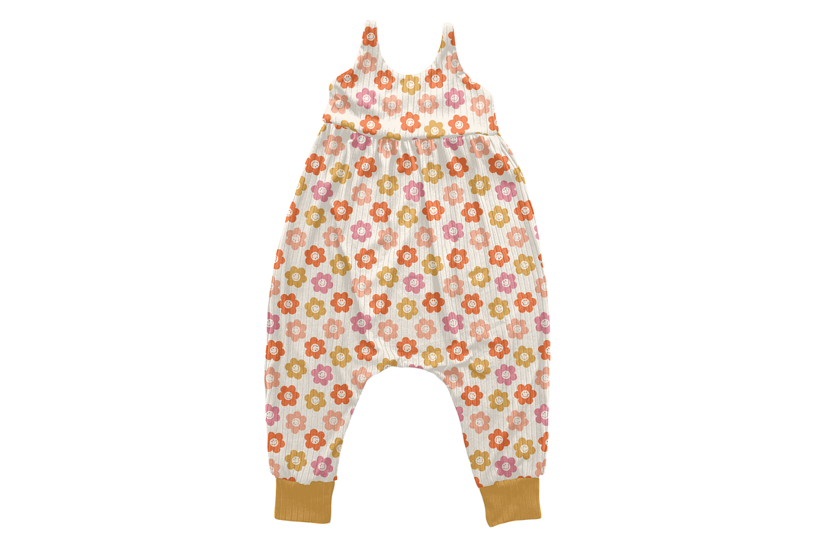 Groovy Floral Smiles Repeat Pattern, a Pattern Graphic by OwlAndFern (Photo 12 of 13)