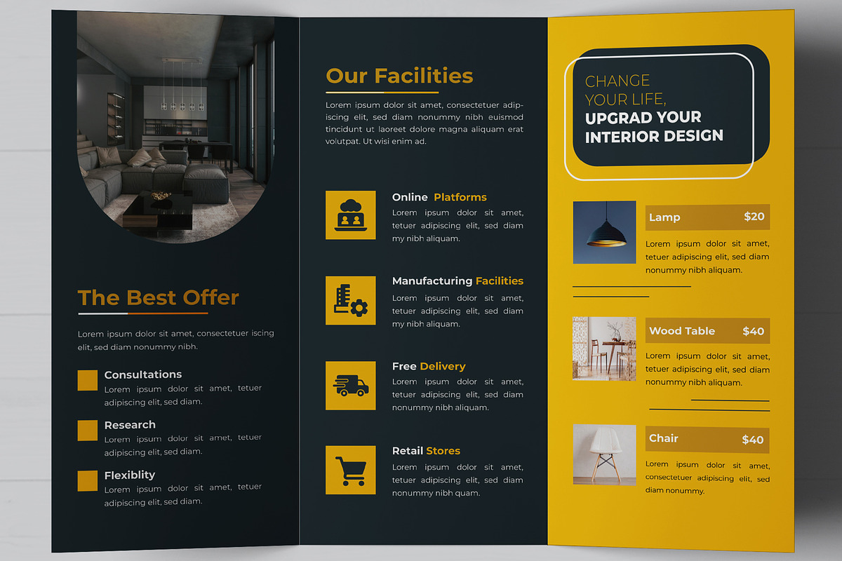 Interior TriFold Brochure, a Brochure Template by MightyDesign (Photo 2 of 7)