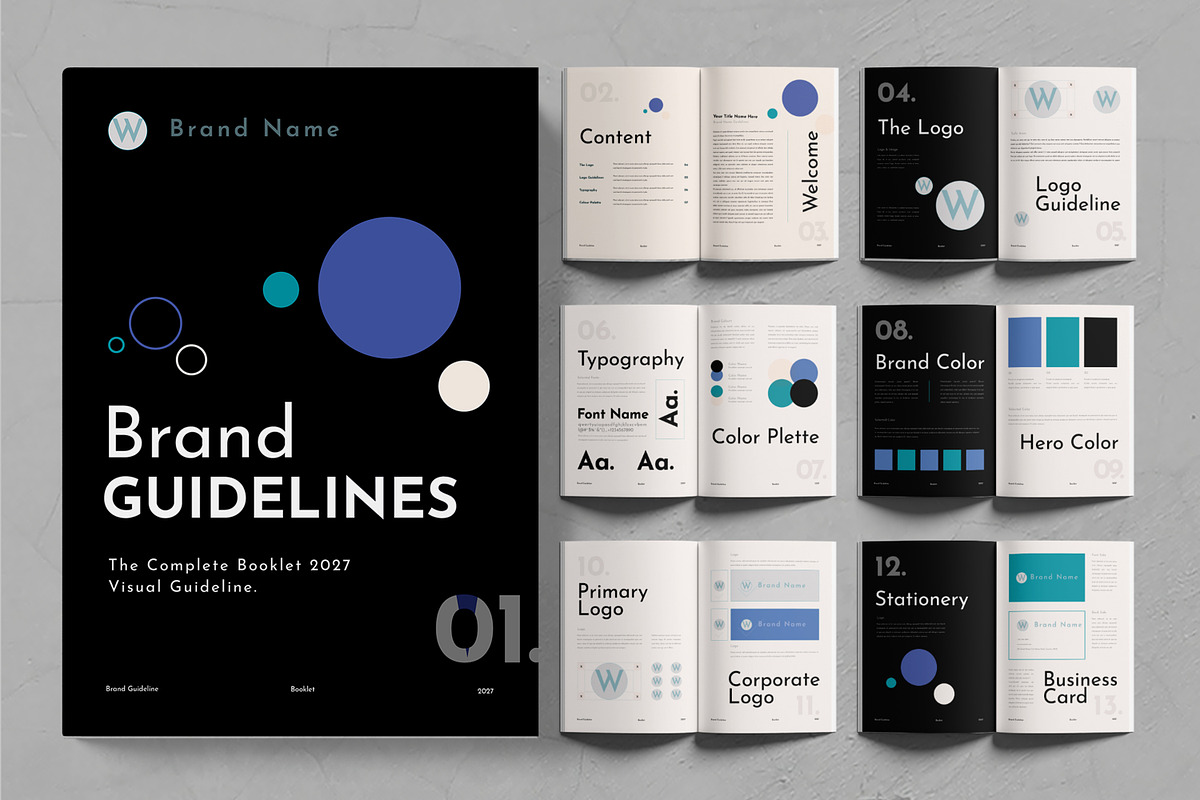 Brand Guideline Layout