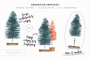 Watercolor bottlebrush trees, a Decorative Illustration by plaidGecko (Thumbnail 3 of 4)