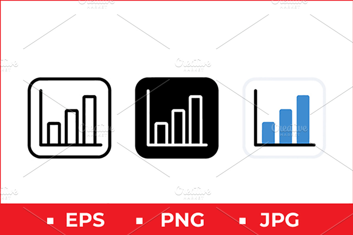 Minimal Bar Chart Vector Icon, a Solid Icon by Artonix (Photo 1 of 2)
