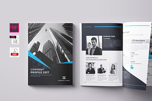 Company Profile | InDesign & Pdf, a Brochure Template by obidullah_01