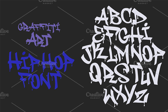 Hip Hop Graffiti FONT | WOFF | OTF preview 2