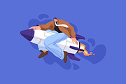 Business people set. Startup concept, a Person Illustration by PaperTrident (Thumbnail 10 of 13)