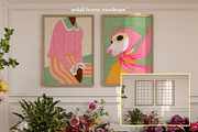 BRIDGET | Floral Frame Mockups SET, a Household Mockup by SoleilHomeMockups (Thumbnail 7 of 12)