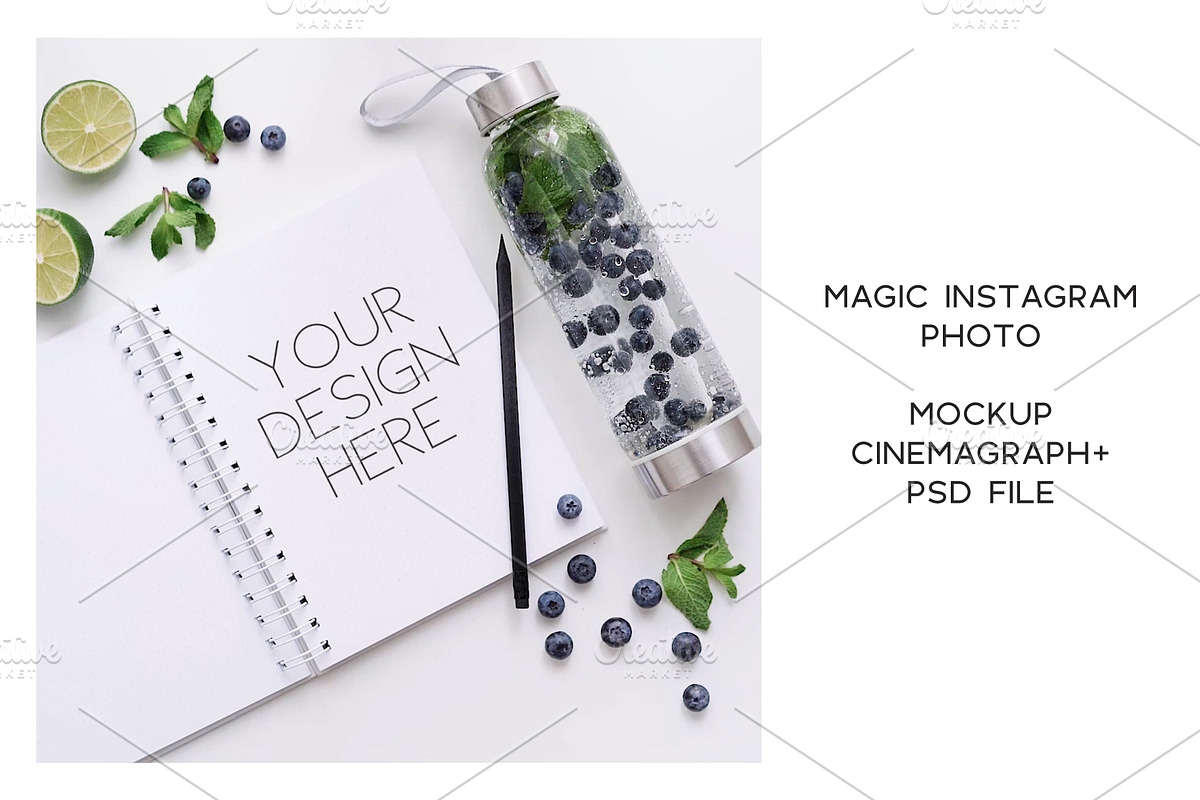 Animated Instagram photo. Mockup #20, a Social Media Template by Una Matison (Photo 2 of 3)