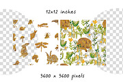 Hand Drawn Kids Crayon Forest Friend, a Pattern Graphic by Lucyinyourheart (Thumbnail 5 of 10)