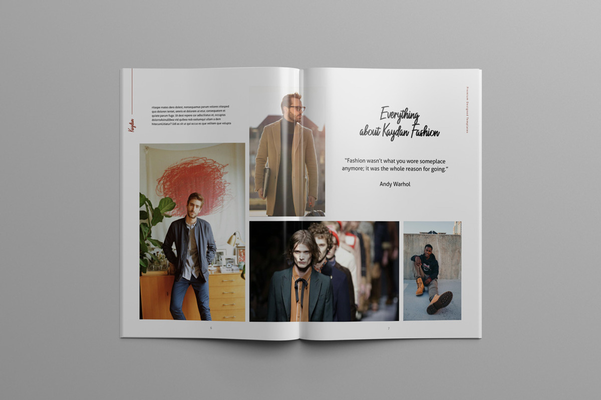 KAYDAN - Fashion Lookbook & Magazine, a Magazine Template by Indotitas (Photo 4 of 8)