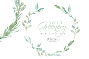 Watercolor Greenery & Wreaths, an Illustration by Feather Grace Designs (Thumbnail 10 of 11)