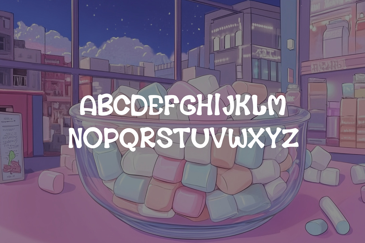 Marshmallow Dreams - Lofi Typeface, a Handwritten Font by HipFonts (Photo 7 of 7)