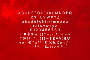 Red Hawks - Simple Sansserif Font