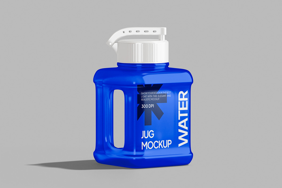 Water Jug Mockup, a Household Mockup by Permadi Creative (Photo 3 of 3)