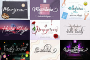 18 Font Bundles Vol 04, a Handwritten Font by FHFont (Thumbnail 2 of 3)