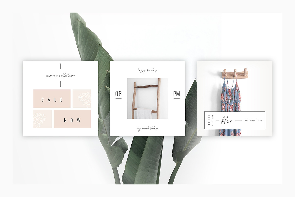 ANIMATED Instagram Posts – Peony, a Social Media Template by AgataCreate (Photo 11 of 13)