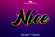 Nice 3d Editable Psd Text Effect, a Layer Style Add-On by bdrobin (Thumbnail 2 of 2)
